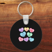 Valentines Labor And Delivery Nurse Heart Candy La Sleutelhanger (Voorkant)