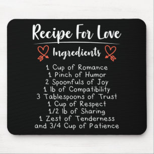 Valentines Love Poem Recipe For Love Romance Gift Muismat