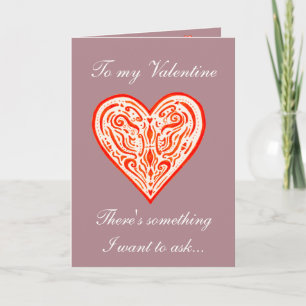Valentines marry - Card Kaart