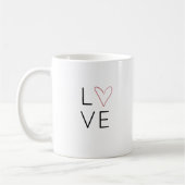 Valentines Mug : "AMOUR" (Gauche)