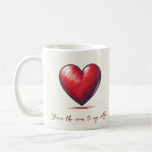 Valentines mug Cream to My Coffee latte (Gauche)