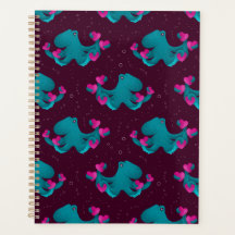 Valentine's Octopus and Hearts