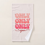 Valentine's Only You (Serviette à main)