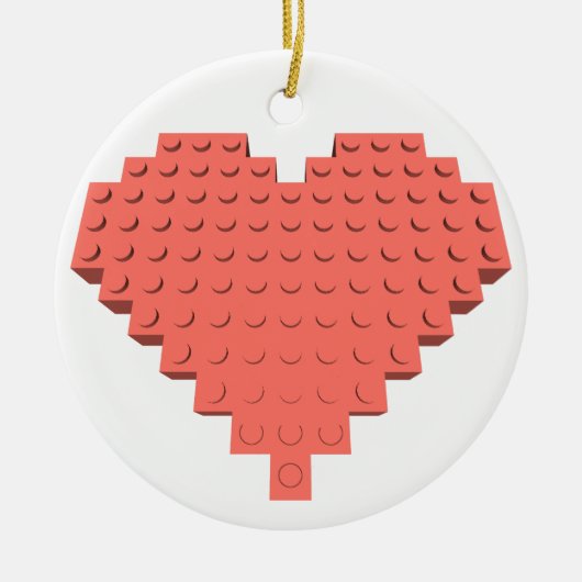 Valentines ornements en forme de coeur (Devant)