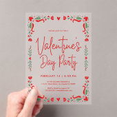 Valentine's party Invitation (In situ (ordinateur de poche))