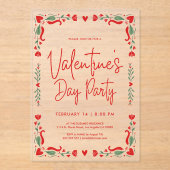 Valentine's party Invitation (Recto)