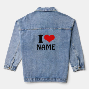 Valentines personnalisables Jour J'aime Coeur Pers