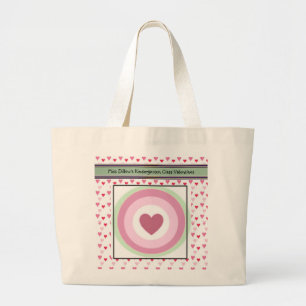 Valentines personnalisées Sac fourre-tout Modèle
