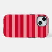 Valentines rayures rouge et rose (Verso Horizontal)