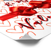 Valentines Red Nk Izable Photo  Poster (Hoek)