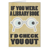 Valentines romantiques Livre Lovers Carte de voeux (Devant)