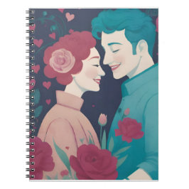 Valentine's Spiral Photo Notebook Notitieboek
