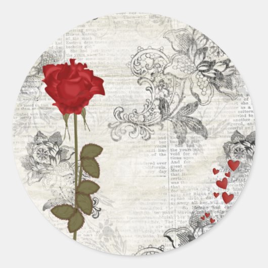 valentines sticker (Voorkant)