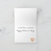 Valentines sur mesure à ma carte de voeux de femme (Intérieur)