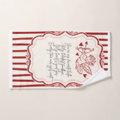 Valentines unique style by Sommer Hamilton Handdoek (Handdoek)