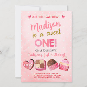 Valentines Valentine invitation d'anniversaire fil