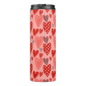 Valentine's Whimsical Hearts  Thermosbeker (Achterkant)