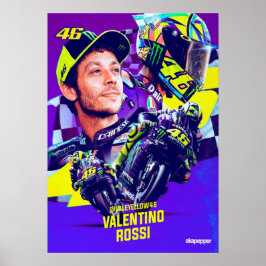valentino rossi, moto gp legend,    the doctor 46, poster