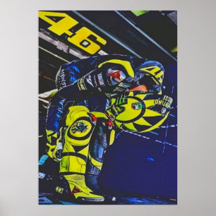valentino rossi, moto gp legende,    de dokter 46, poster