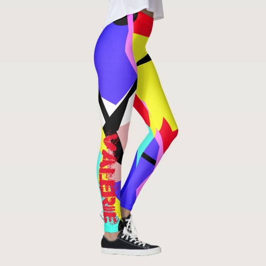 Valerie Pastel Couleurs Vibes positives Leggings (Droite)