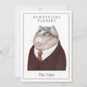 VALET CAT 5x7 Carte plate + Texte (Devant)