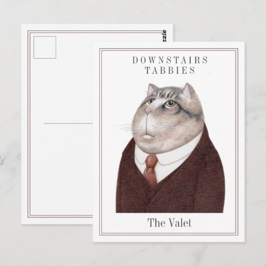VALET CAT BRIEFKAART (Voorkant / Achterkant)