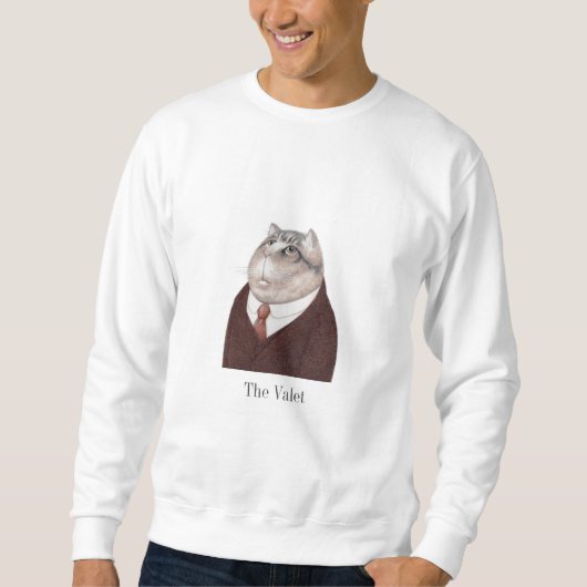 VALET CAT Sweatshirt de base hommes (Devant)