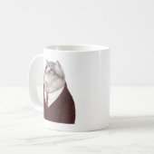 VALET CAT Witte Mok (Voorkant links)