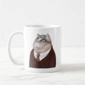 VALET CAT Witte Mok (Links)