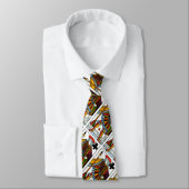 Valet de trèfle la cravate des hommes de design de (Attaché)