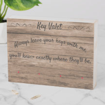 Valet do-it-yourself clé 4 crochet support de clé 