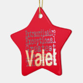 Valet Extraordinaire Keramisch Ornament (Links)