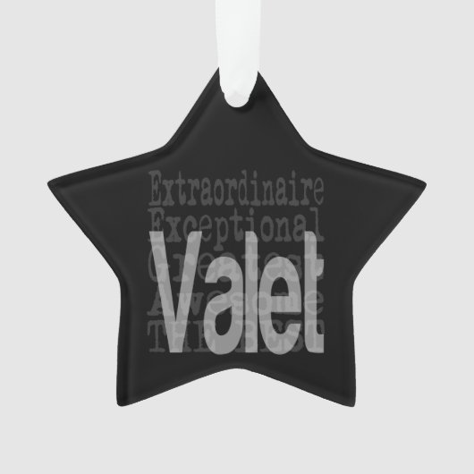 Valet Extraordinaire Ornament (voorkant)
