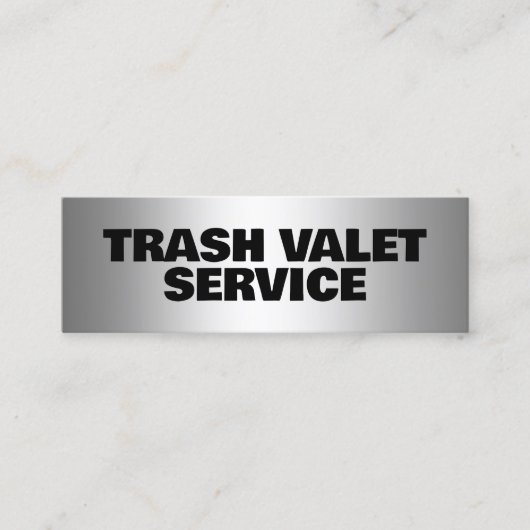 valet mini visitekaartje (Voorkant)