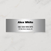 valet mini visitekaartje (Achterkant)