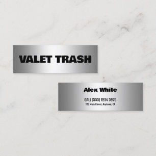 valet mini visitekaartje