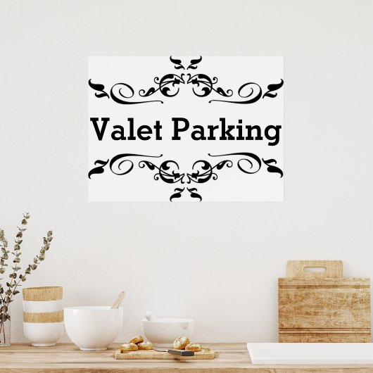 Valet Parking Poster (Keuken)