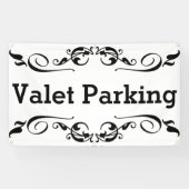 Valet Parking Spandoek (Horizontaal)