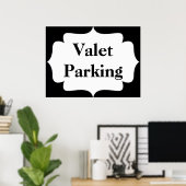 Valetparkeren Poster (Thuiskantoor)