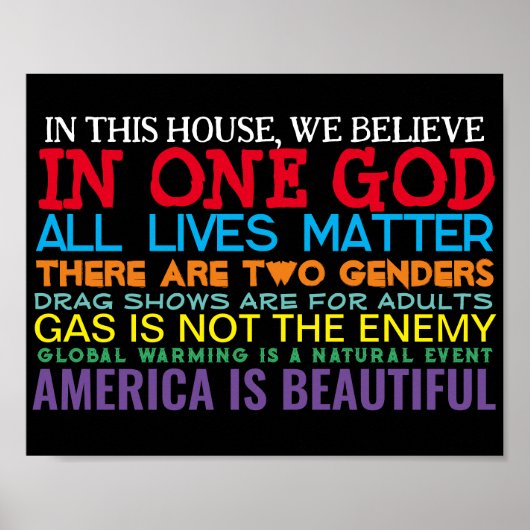 VALEURS CONSERVATRICES - POSTER (Devant)