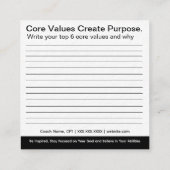 Valeurs de base - Cartes (Dos)