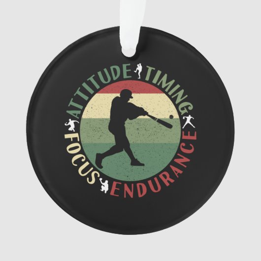 Valeurs de l'équipe de baseball motivationnel (devant)