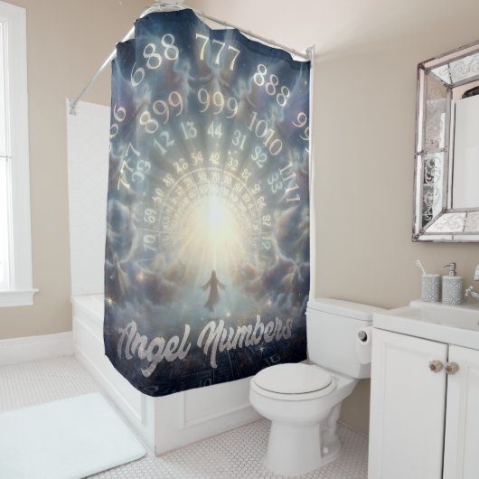 Valeurs parallèles Numéros d'angle Douche Rideau (En situation)