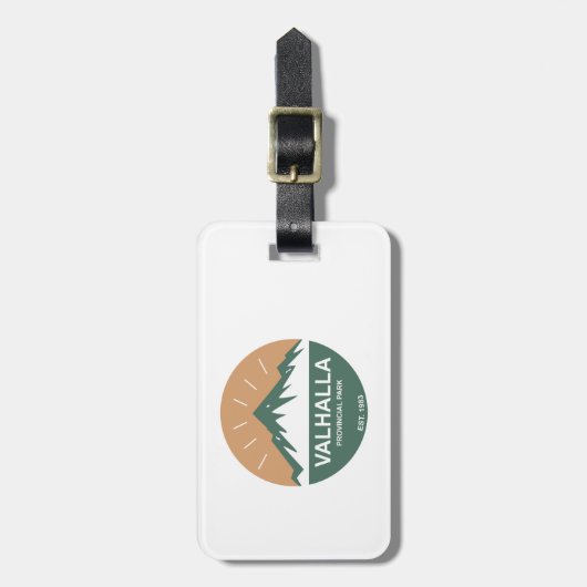 Valhalla Provincial Park Bagagelabel (Voorkant verticaal)