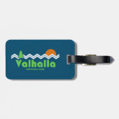 Valhalla Provincial Park Retro Bagagelabel (Achterkant horizontaal)