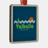 Valhalla Provincial Park Retro Metalen Ornament (Rechts)