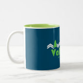 Valhalla Provincial Park Retro Tweekleurige Koffiemok (Links)