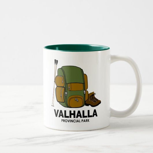 Valhalla Provincial Park Rugzak Tweekleurige Koffiemok (Rechts)