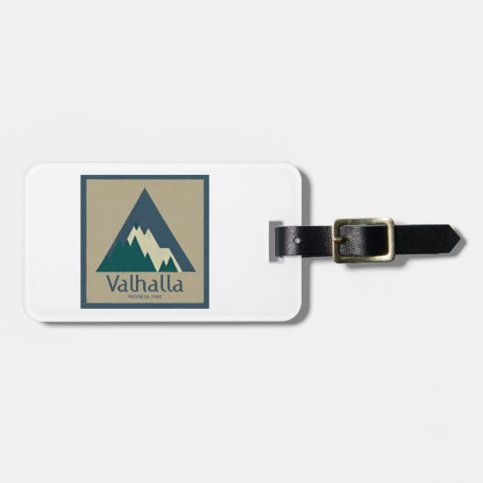 Valhalla Provincial Park Rustic Bagagelabel (Voorkant horizontaal)