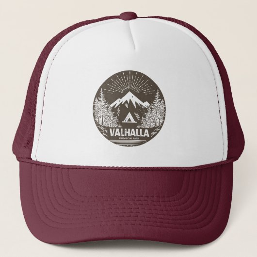 Valhalla Provincial Park Trucker Pet (Voorkant)